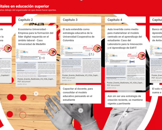 Padlet. Uso transformador de tecnologías digitales en educación superior
